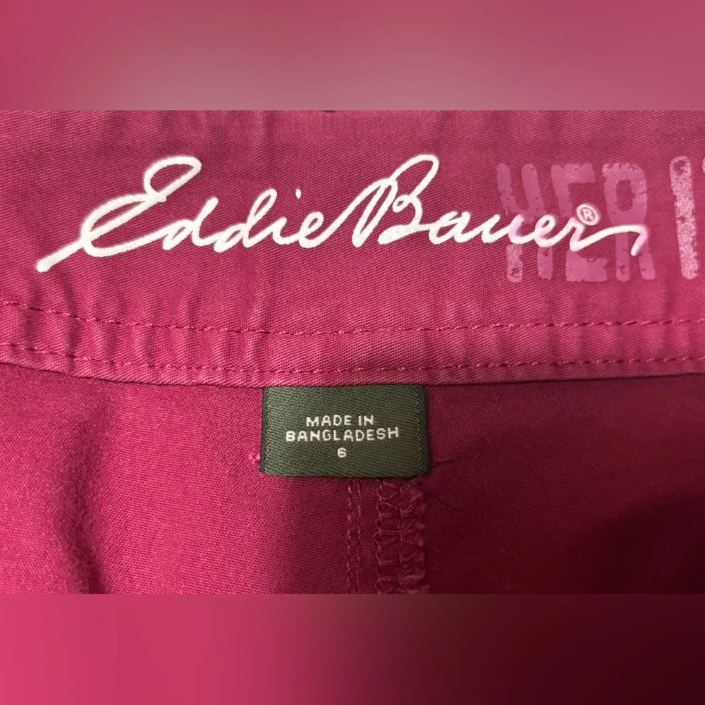 Eddie Bauer Women's Dark Red Shorts. Size 6. Brand new, never worn. - Picture 3 of 4